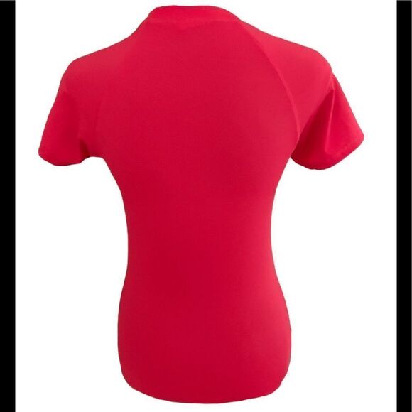 Body Glove red round neck short sleeved rash guard size Small - Picture 3 of 6